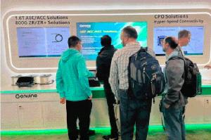 OFC2025丨全链路实时演示1.6T OSFP AEC铜缆模块
